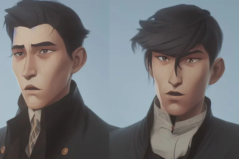 Portrait of Shinra by Jake Bartok