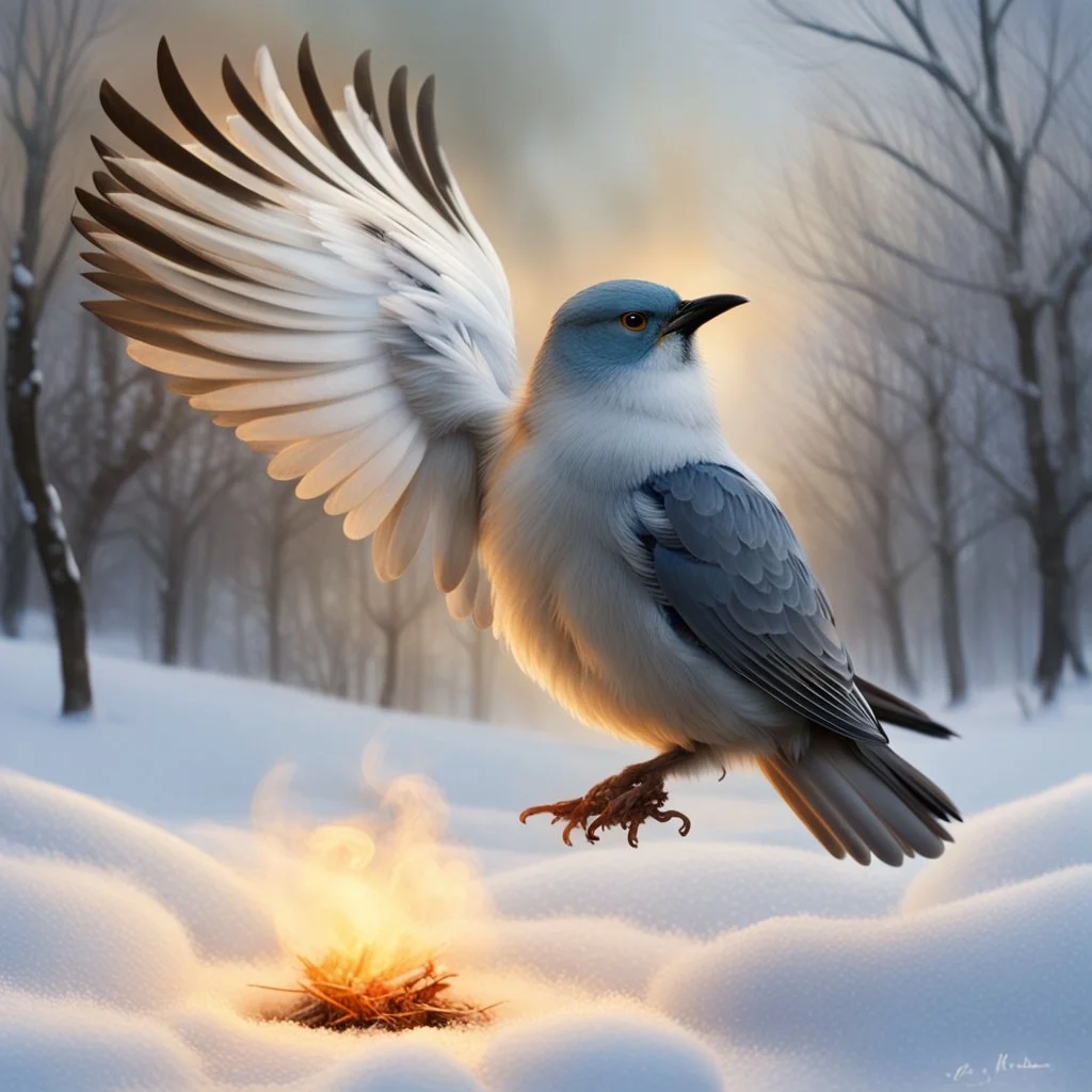 Come, fill the Cup, and in the fire of Spring Your Winter-garment of Repentance fling: The Bird of Time has but a little way To flutter--and the Bird is on the Wing.