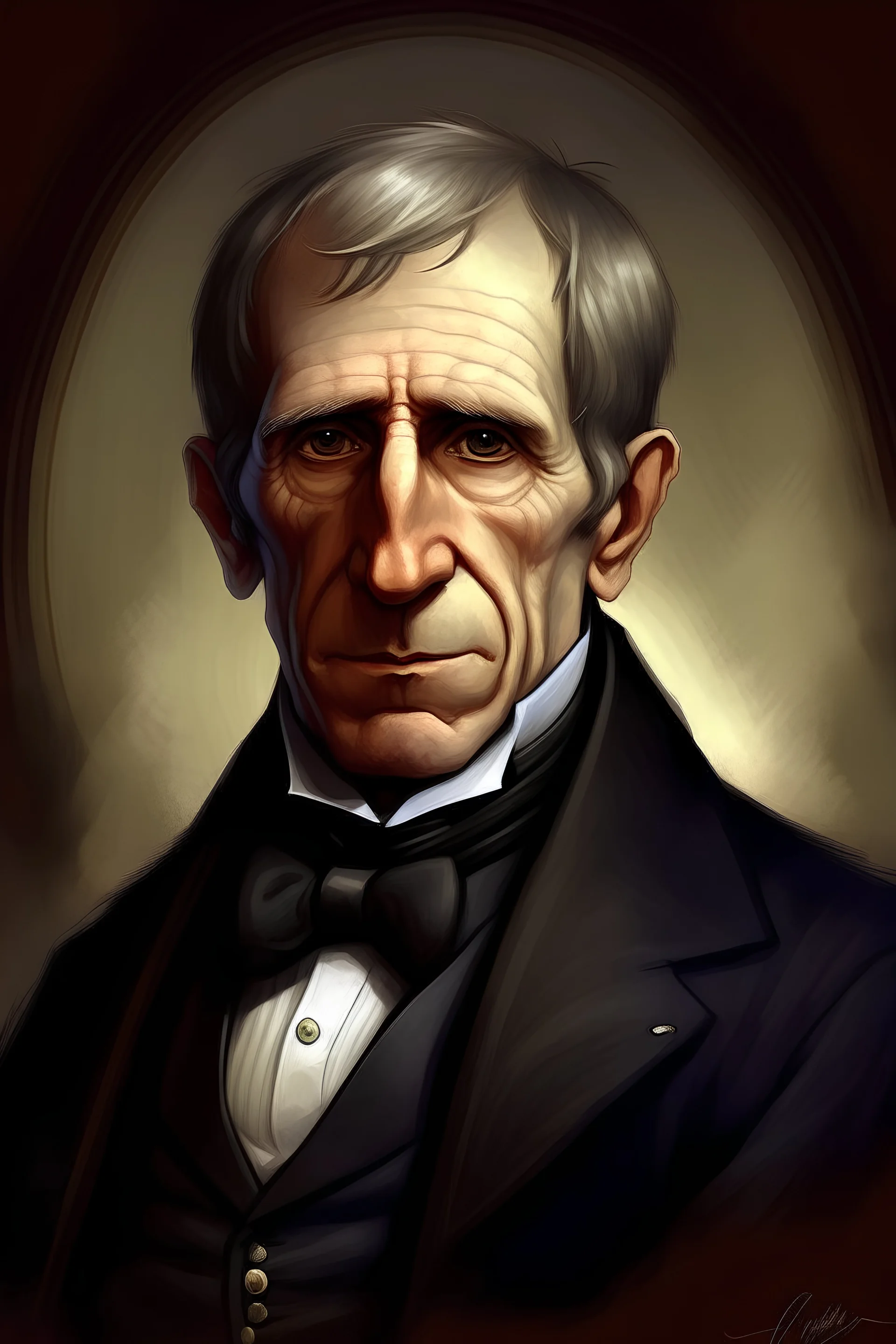 William Henry Harrison politician fiend MONSTER dEVIL DEATH reaper devil