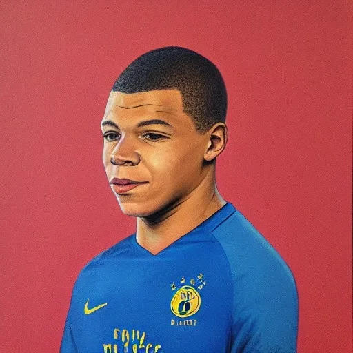 Potrait of mbappe