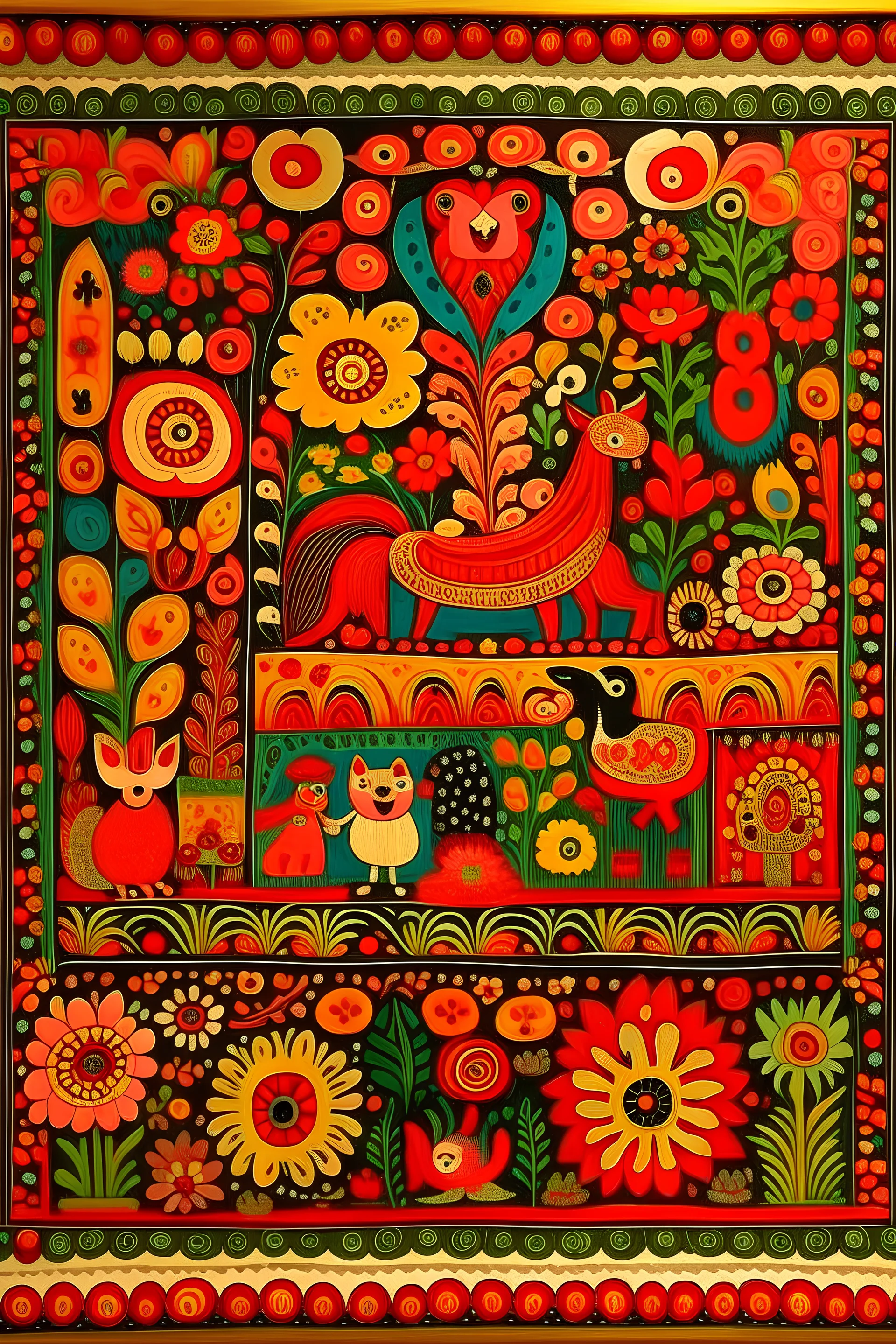 ‏عمل الفن بالفن الشعبي