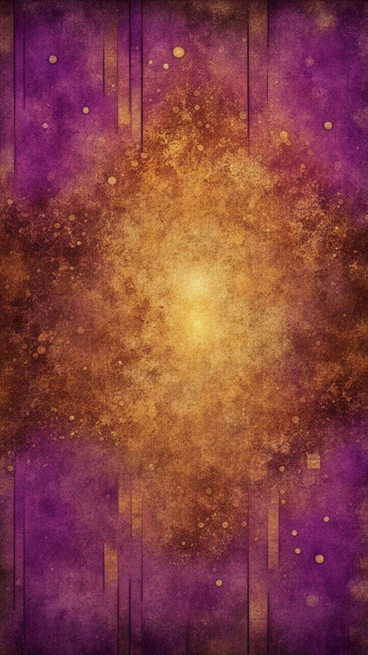 Hyper Realistic Brown-Purple-Maroon-&-Golden Groovy-Retro Grungy Multicolored-Texture with glowing-golden-embers