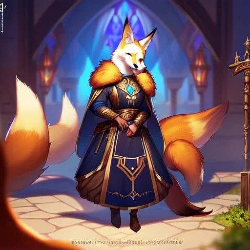 Digital art, High quality, full body portrait, 8k resolution, high quality, great details, within portrait, masterpiece, best quality, detailed outfit, vibrant colors, perfect eyes, a human druid, fox fursona, shapeshifter, human shapeshifter, fox shapeshifter, furry, anthropomorphic fox, medieval time period, masterfully drawn