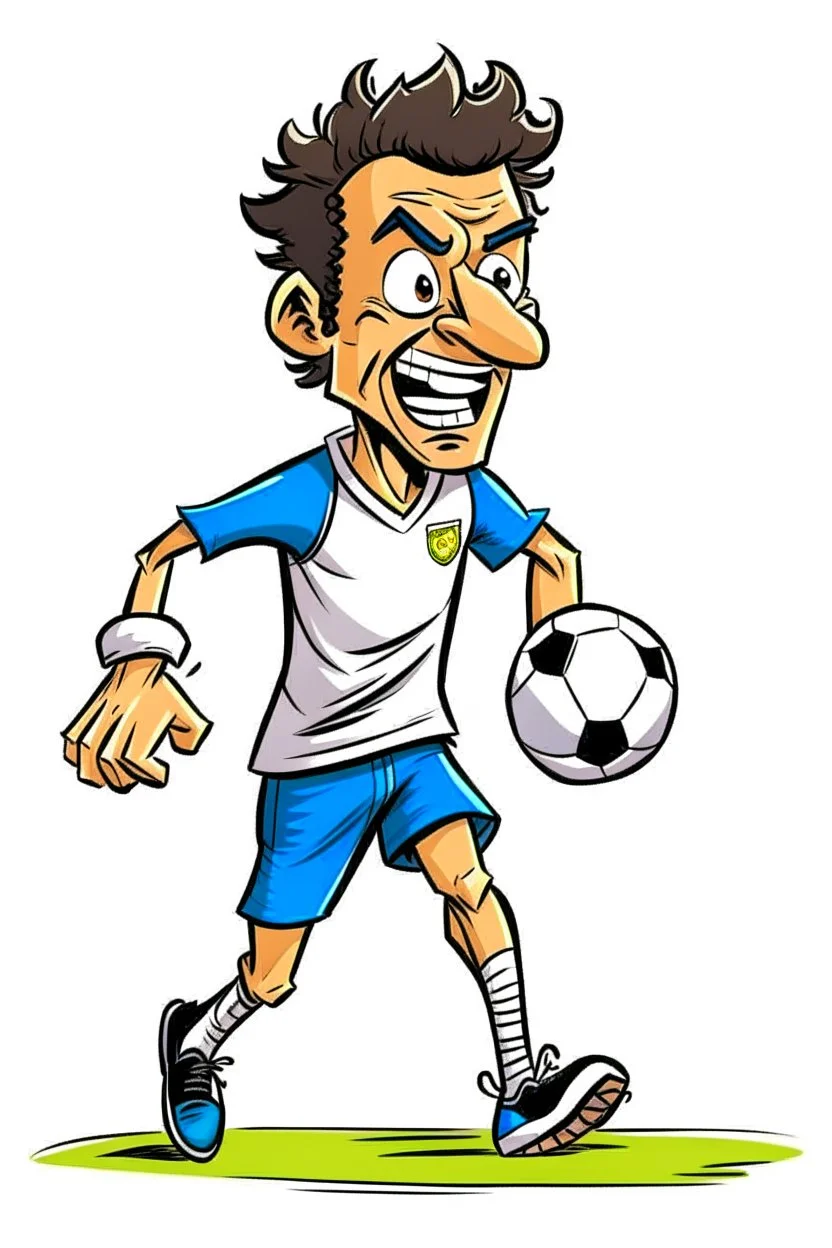 Anthony Gordon English soccer player cartoon 2d