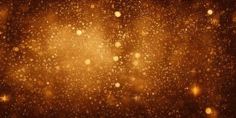 Festive abstract bokeh background - golden bokeh lights, beige - New Year, Anniversary, Wedding, banner