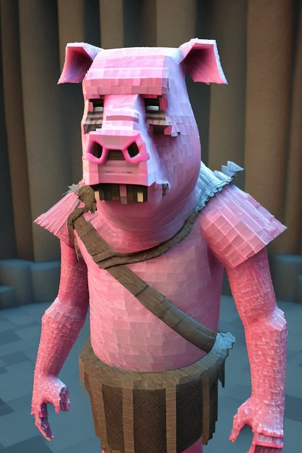 make this pigman a skeleton