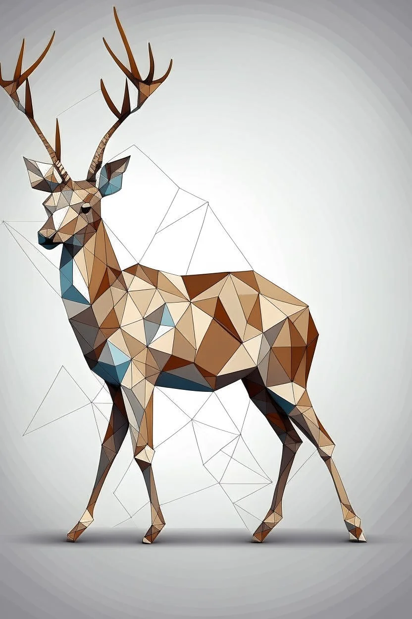 Geometric deer