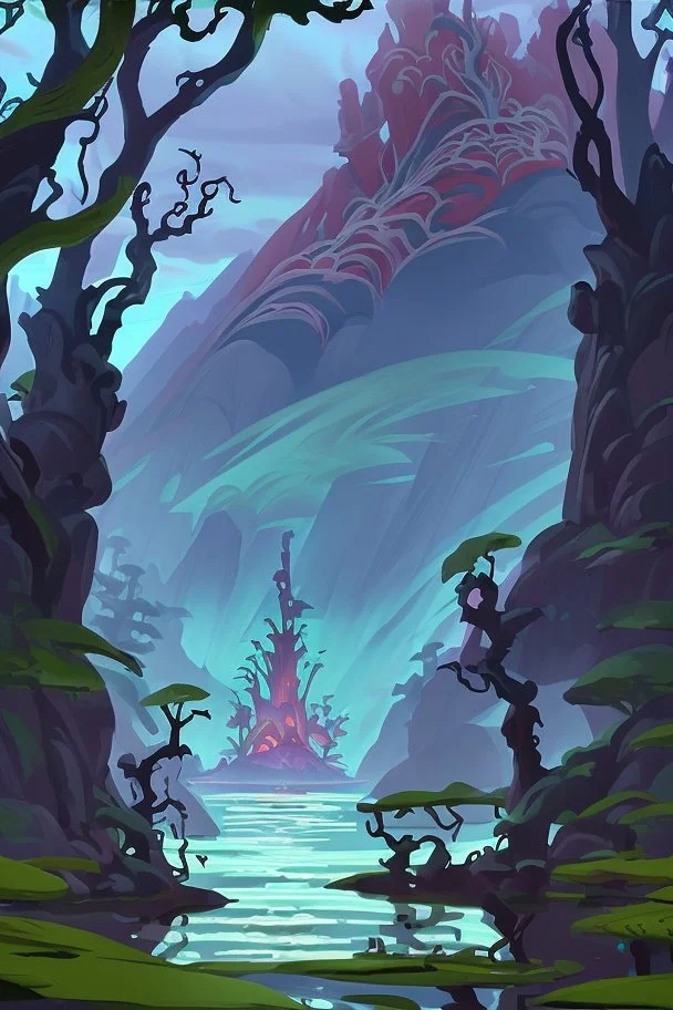 [Disenchantment, Ursula] Deep within the heart of the enchanting forest, where the towering trees swayed in the breeze and the melodies of nature filled the air, Ursula, a tall and imposing figure, embarked on an unexpected journey. Her robust build and sturdy physique made her stand out against the backdrop of lush greenery. Ursula, known for her role as a warrior and protector of Dreamland, had entered the forest with a purpose. In her human form, she bore wild, blond hair that flowed untame