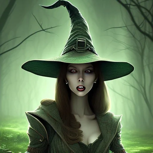 witch in swamp