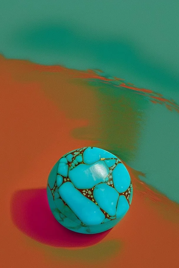 a turquoise duck egg