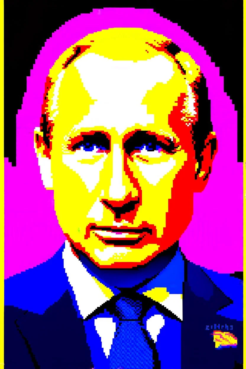 pop art pixels 1000 images warhol style x putin