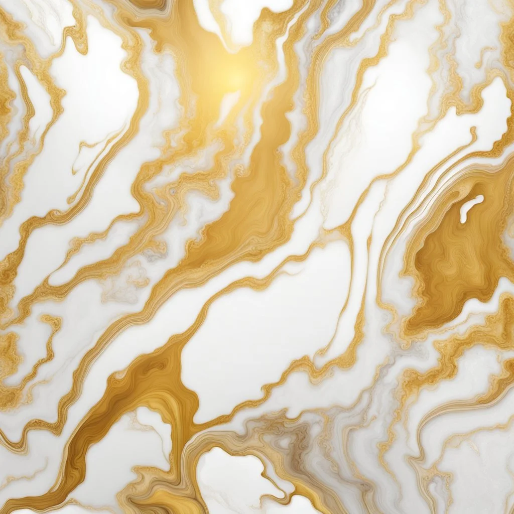 Hyper Realistic White, Yellow & Golden Marble Texture