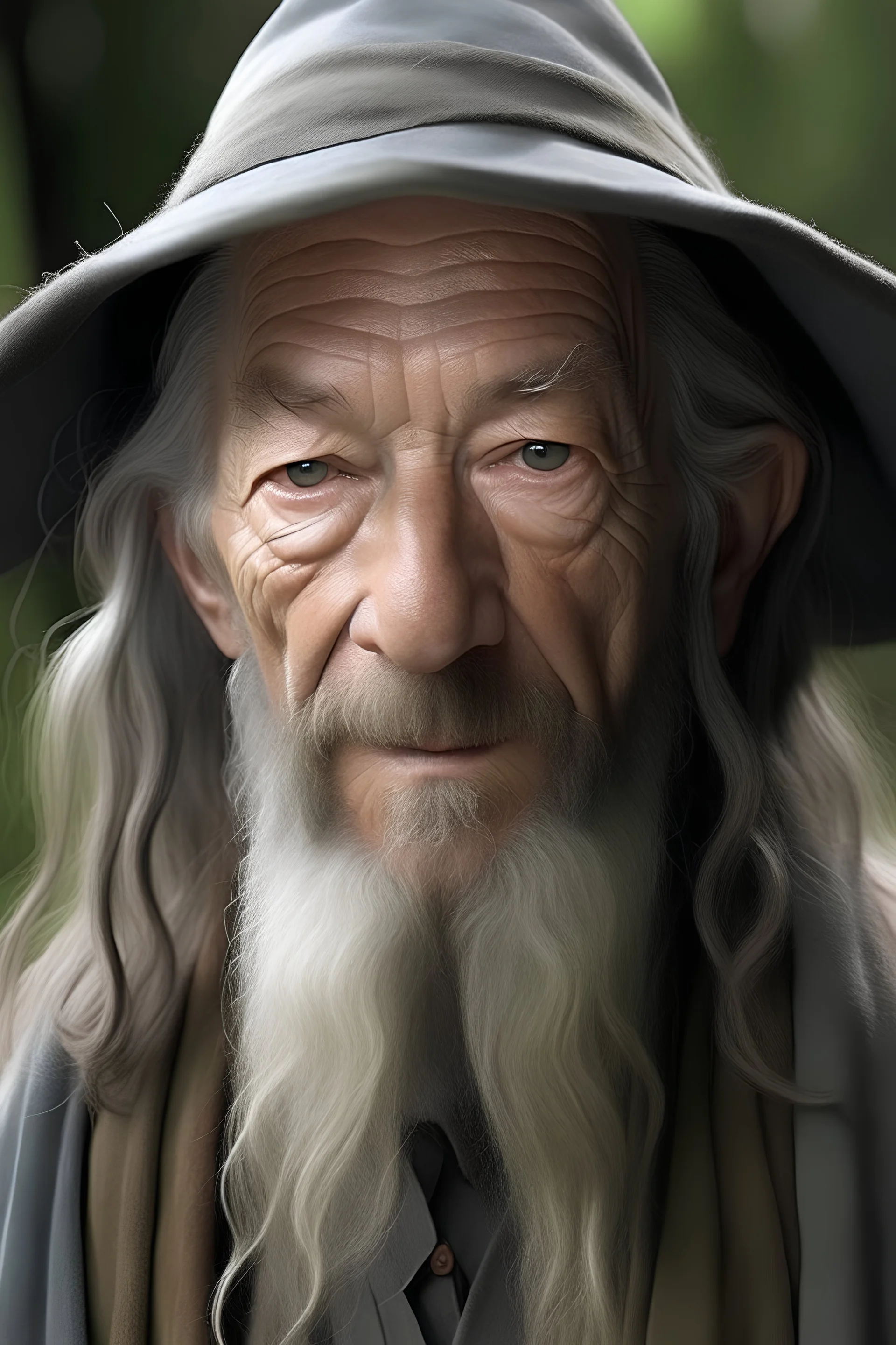 Gandalf without a beard