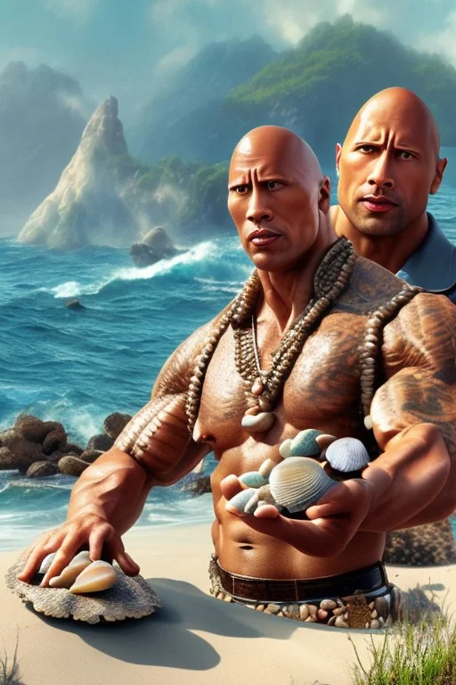 dwayne the rock johnson selling sea shells down by the sea shore