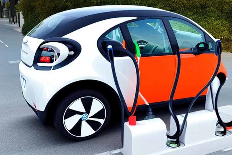 E-mobility, electric car charging battery,