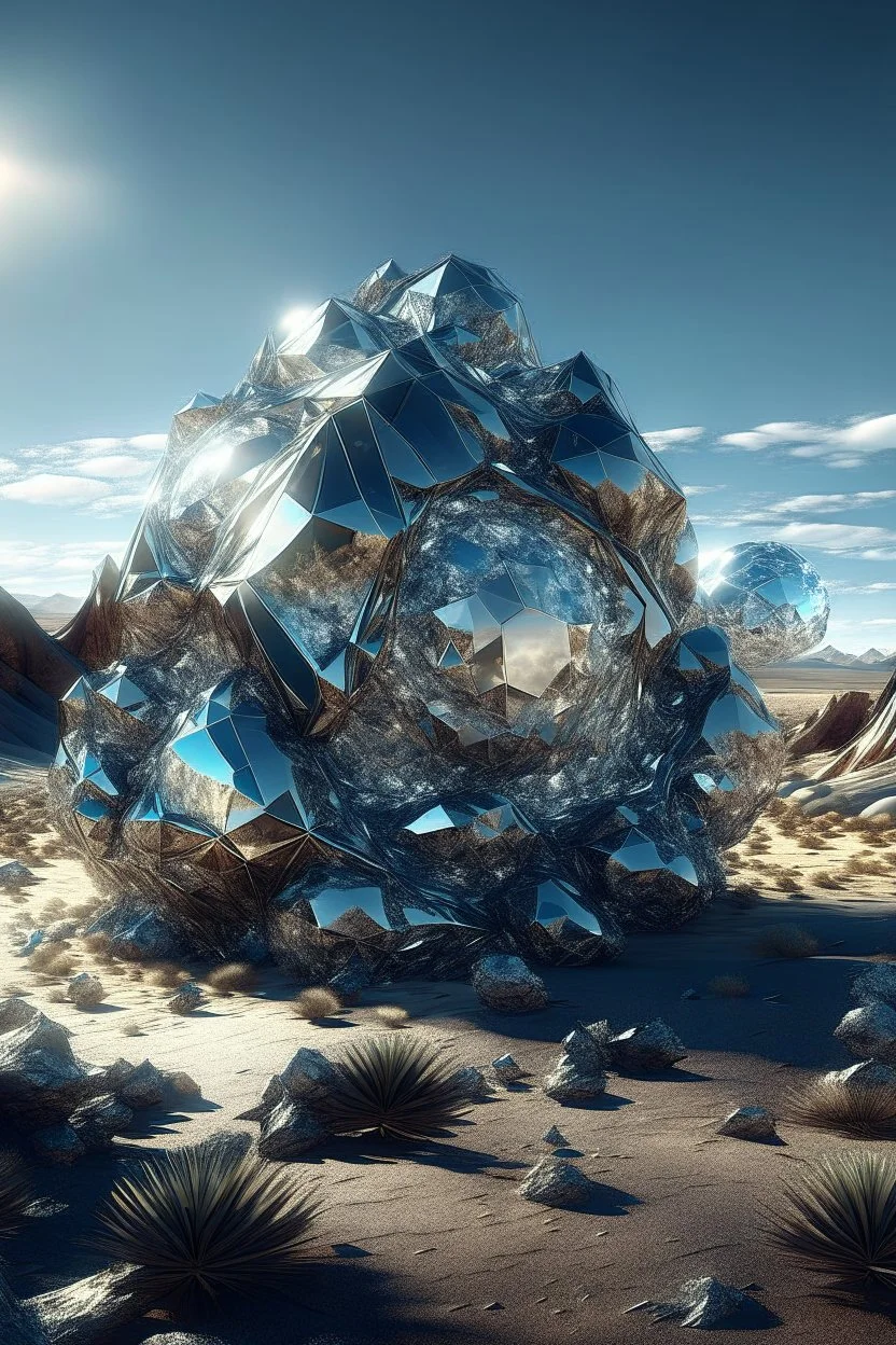 This planet features vast crystalline plateaus reaching toward the sky, giving the landscape a surreal, geometric appearance. The anomaly results from the Remnants' or an unknown cosmic force's influence in sculpting these crystalline formations., photo-realistic, shot on Hasselblad h6d-400c, zeiss prime lens, bokeh like f/0.8, tilt-shift lens 8k, high detail, smooth render, down-light, unreal eng