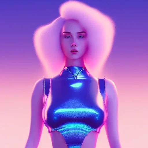 Vaporwave adult female