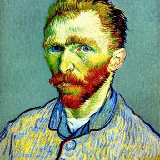 E portrait by van gogh