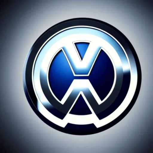 volkswagen brand logo futuristic robot