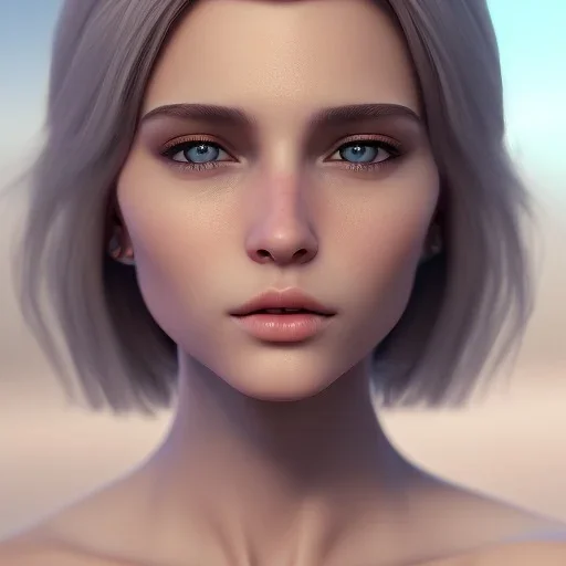 potrait sexy girl, short hair , 8k ,rtx , hyper realistis, bikini