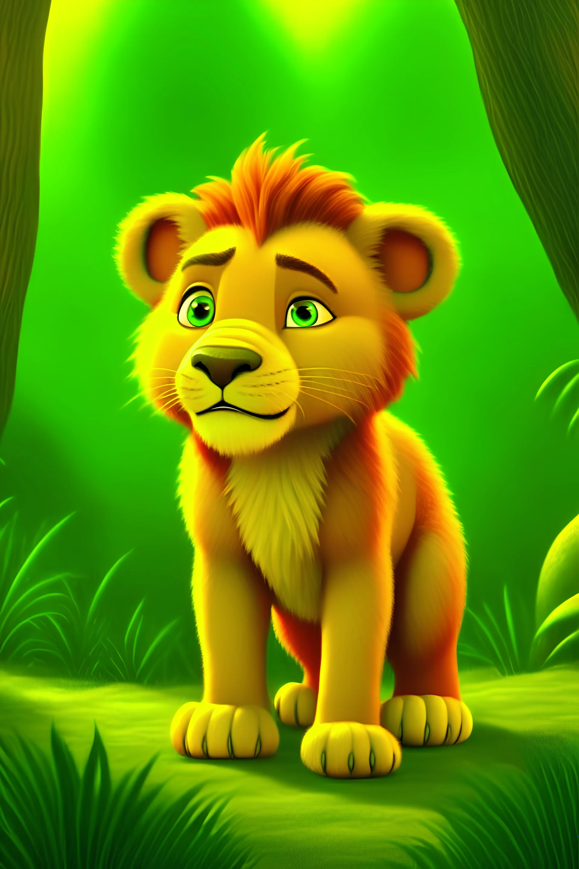 Leo was the tiniest lion in the entire jungle, but what he lacked in size, he made up for with his courage and determination.