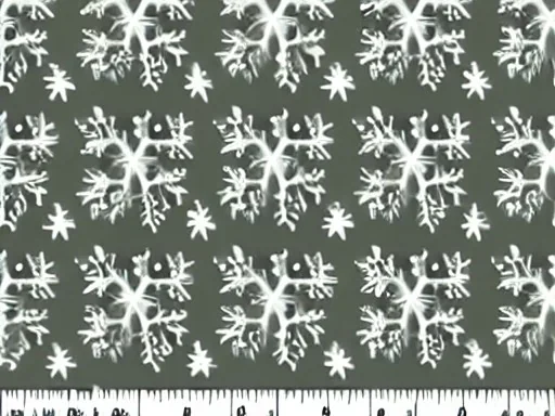 Snowflakes realistic