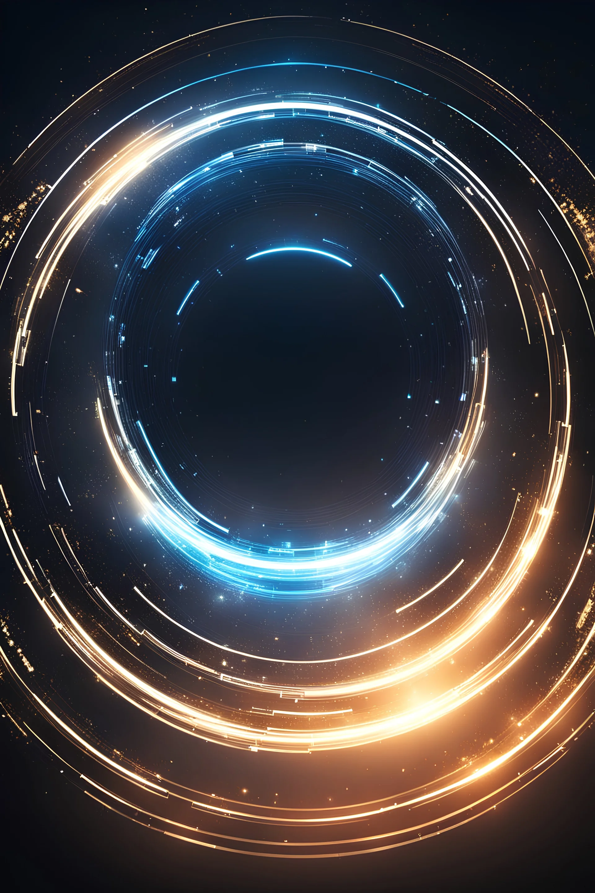 light circle 4k background