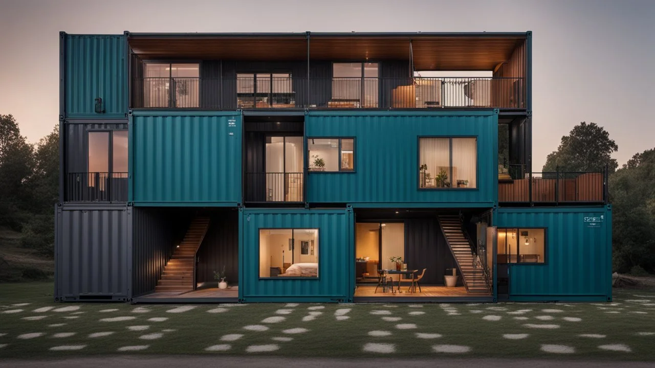 maisons d'architecte containers modernes