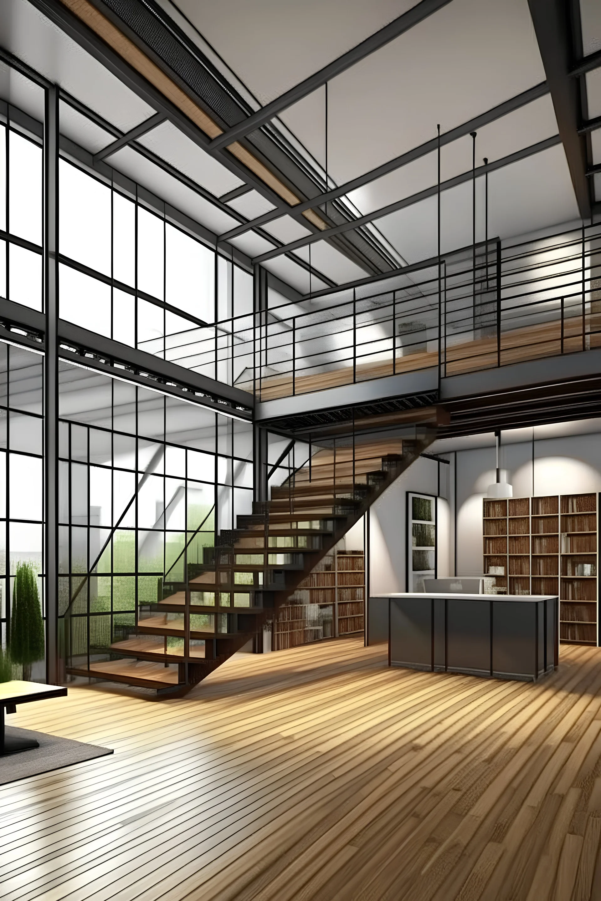 mezzanine floor modern