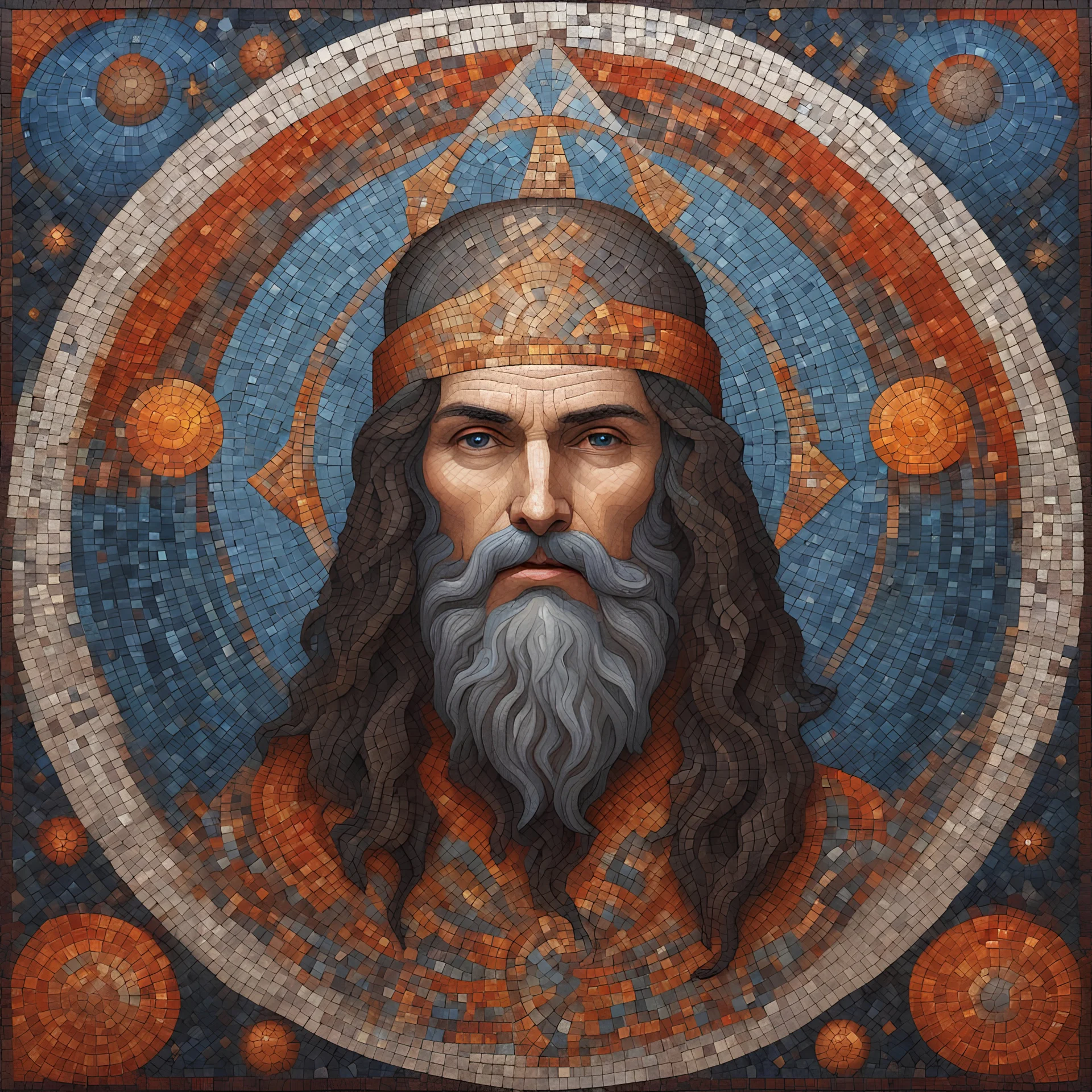 Arcturus of Fervent Will mosaic art style