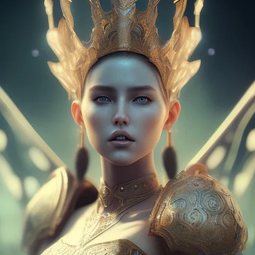 badass female queen of war, beautiful figure, wearing form fitting armor sharp focus,macro lens, intricate filigree metal design, mythpunk, medievelpunk, full body portrait, cinematic, dramatic lighting, unreal engine 5, 8k, hyper realistic. Volumetric lighting. Light halation, by Hyung-tae Kim and Krenz Cushart Artstation and artgerm, Artwork by Guweiz, Peter Mohrbacher, Artgerm and Mark Brooks, unreal engine 5 hyper elegant,hyperphotorealistic, epic composition,bokeh, cinematic