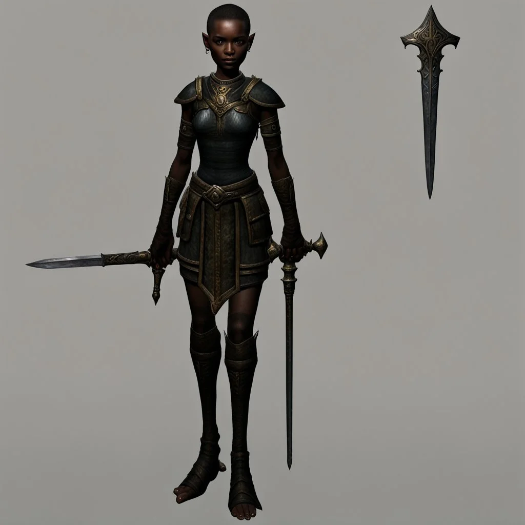 Ebony shortsword from Morrowind