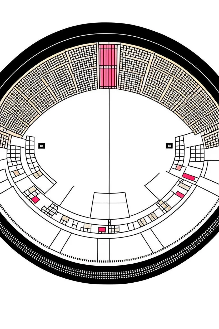 Elliptical theater scheme