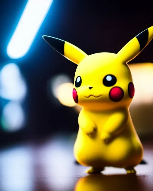 Pikachu, highly detailed, hyper-detailed, beautifully color-coded, insane details, intricate details, beautifully color graded, Cinematic, Color Grading, Editorial Photography, Depth of Field, DOF, Tilt Blur, White Balance, 32k, Super-Resolution, Megapixel, ProPhoto RGB, VR, Half rear Lighting, Backlight, non photorealistic rendering