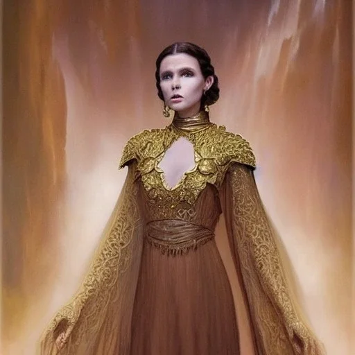 Princess leia goddess, perfect face, fantasy, beautiful face, gorgeous, intricate, dramatic lighting, emotionally evoking symbolic metaphor, highly detailed, photorealistic, artstation, concept art, smooth, sharp focus, art by albert aublet and krenz cushart, tomasz alen kopera, peter mohrbacher, and alphonse mucha, sharp focus, emitting diodes, smoke, artillery, sparks, racks, system unit, motherboard, by pascal blanche rutkowski repin artstation hyperrealism painting concept art