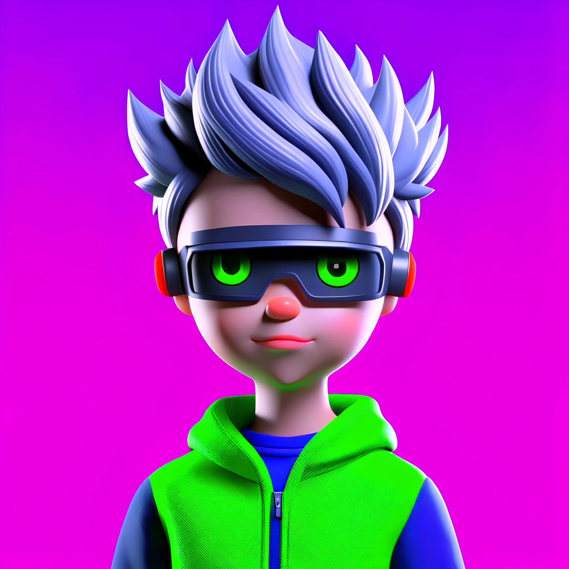 cute boy 3D