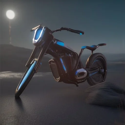 Futuristic bike, unreal engine 5