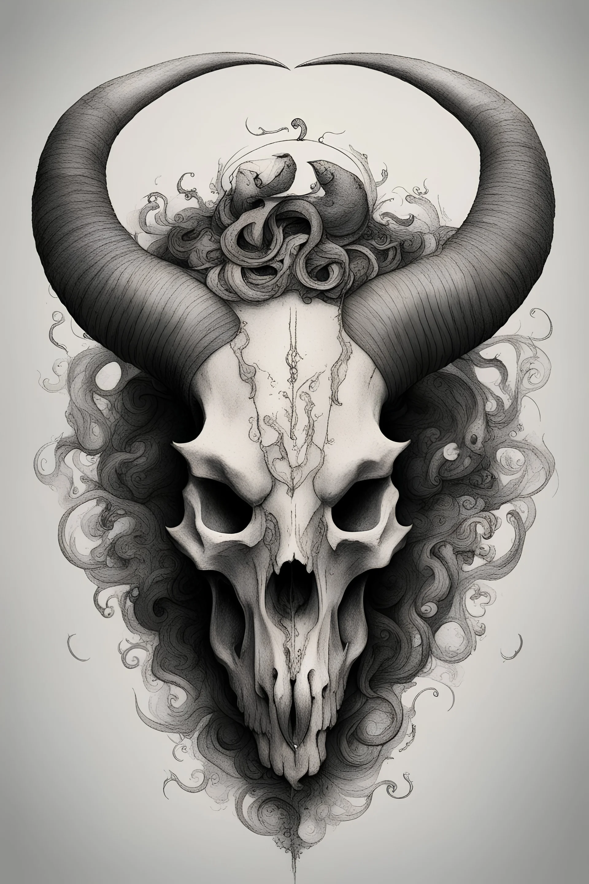 capricorn skull
