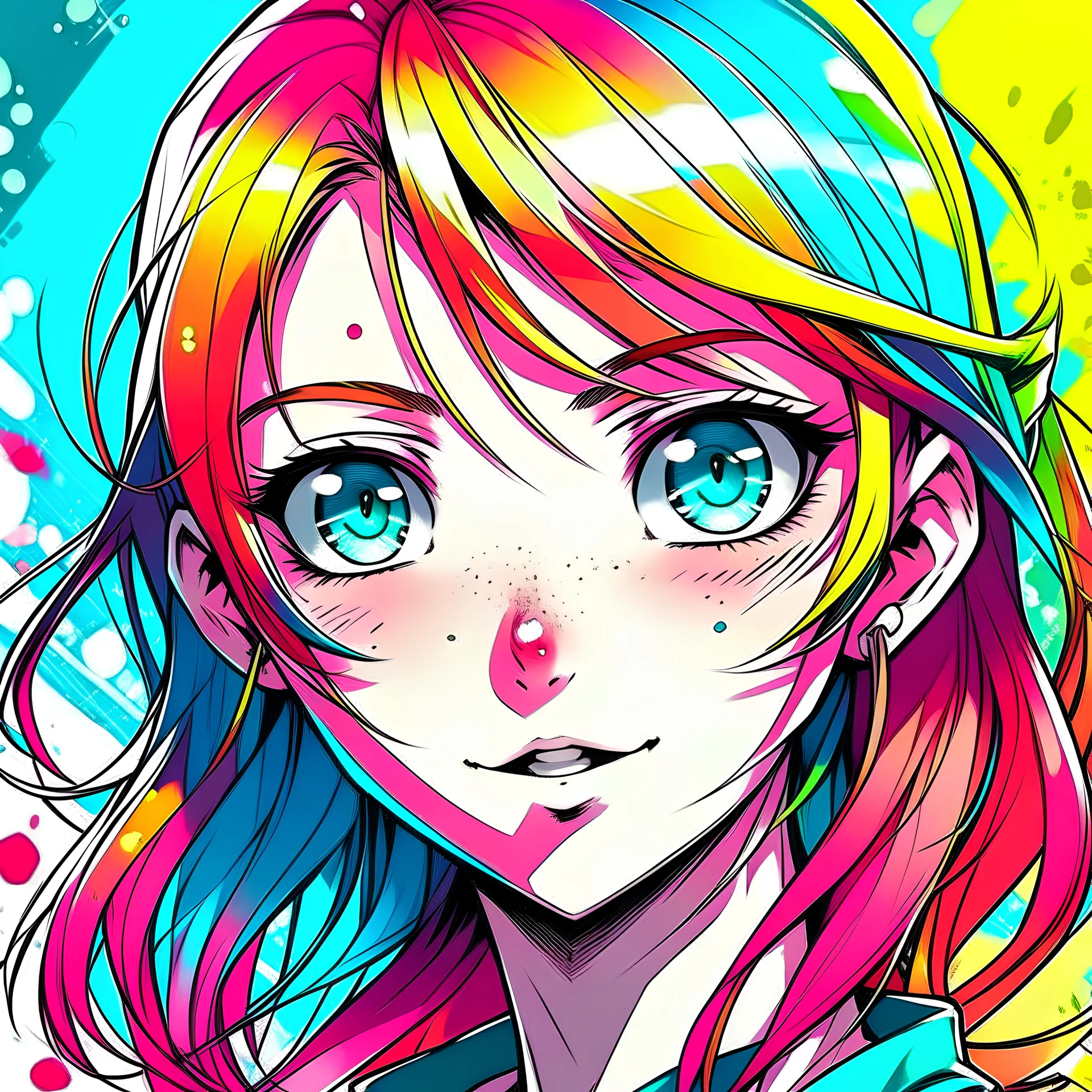 Create manga Arts colorful