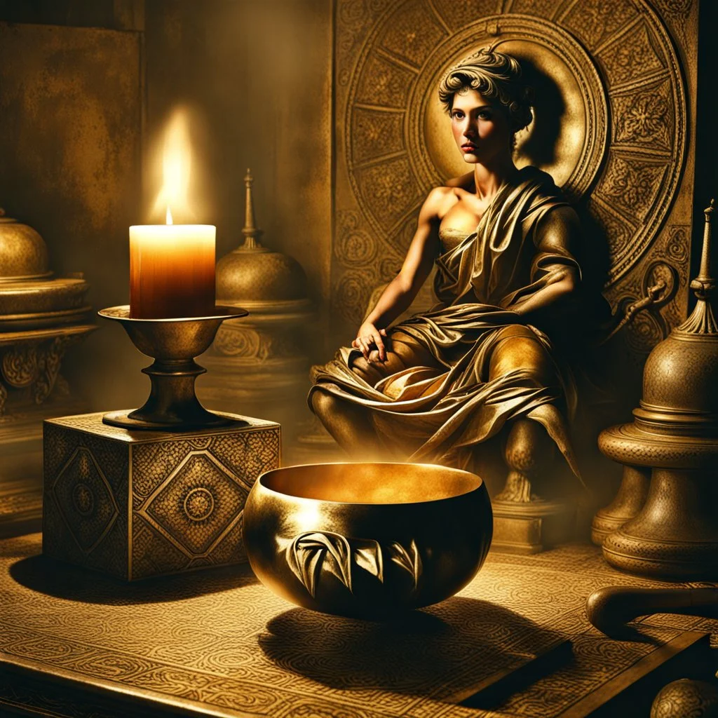 refine and improve this image, do this in ancient Roman aesthetic