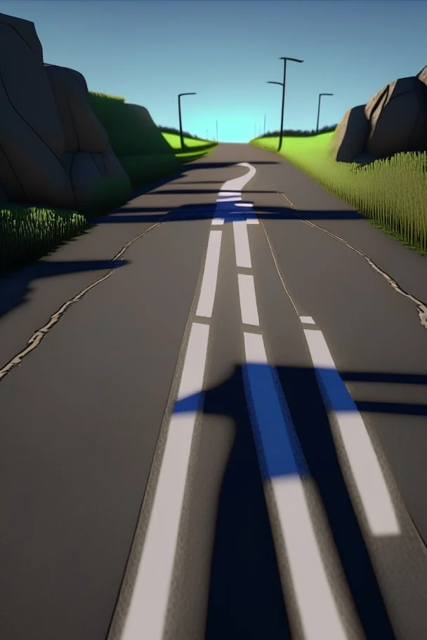 road shader from shadertoy