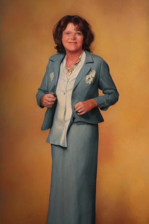 Portrait Honor Harrington lady, full body shot, full-color long shot Style of David Burroughs Mattingly