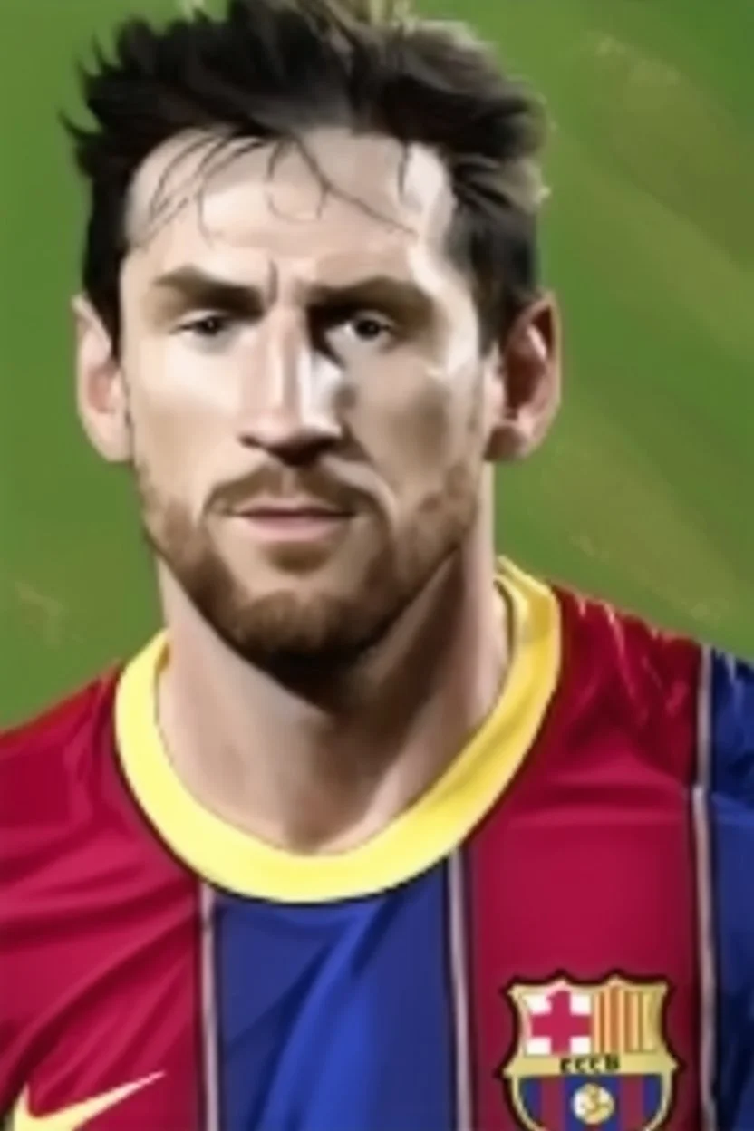 Lionel Messi Argentine footballer cartoon 2d