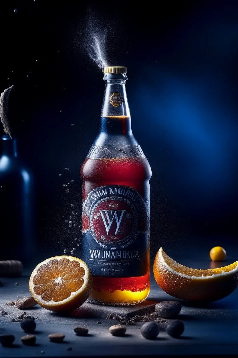 brand campaign for a new drink with orange and chili flavour viking style high resolution