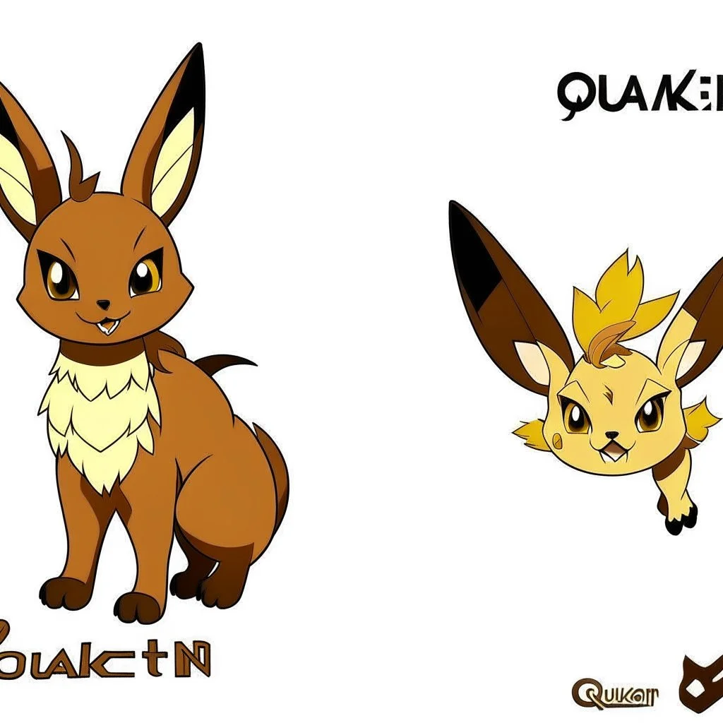 Create an eeveelution with ground/rock-like features on its body