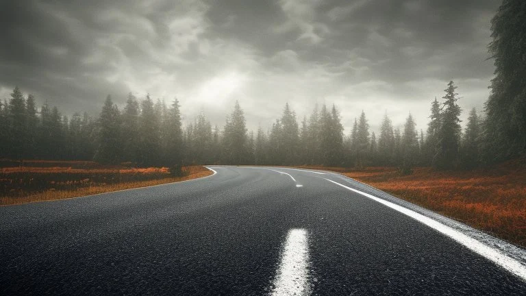 O yollar Bir Beni Yoruyor, koyu bir tema