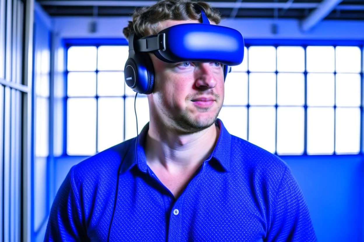 mark zuckerberg wearing VR