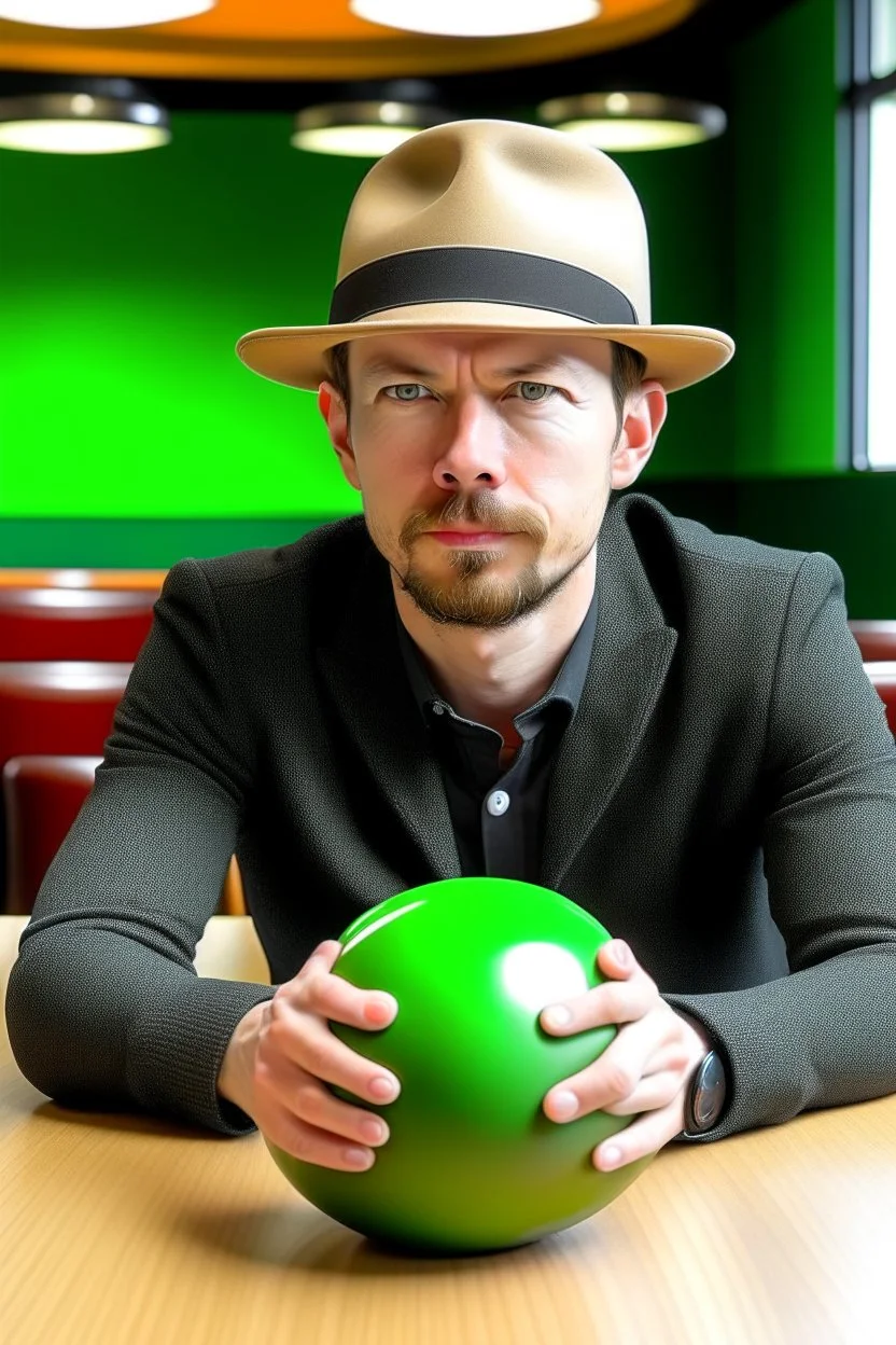 en søløve med bowlerhatr