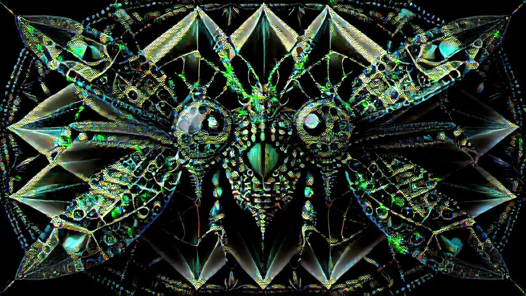 impossible octaedric jeweled paradox geometry infinite grasshopper with many eyes