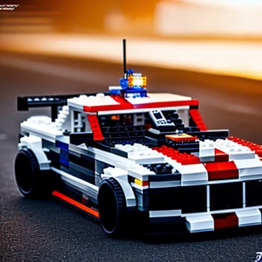 car built with legos